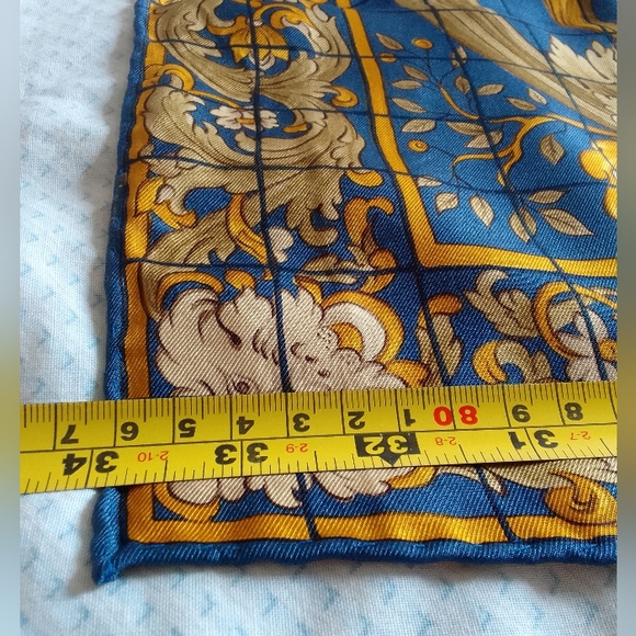 Aquanscum Of London Silk Scarf - Picture 8 of 9